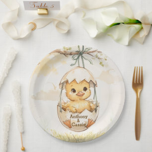 Ducky Baby Shower  Paper Plate