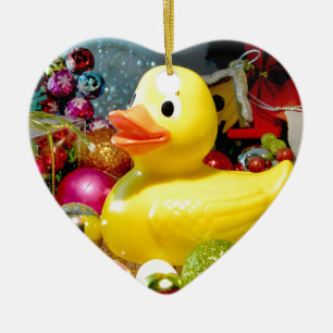 Ducky Christmas I Ceramic Tree Decoration