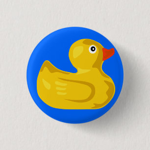 Ducky  Duck 3 Cm Round Badge