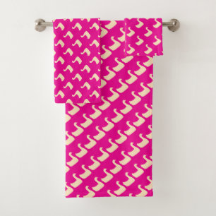 Ducky Duck Kids Hot Pink Bath Towel Set