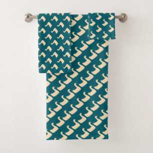 Ducky Duck  Kids Teal   Bath Towel Set