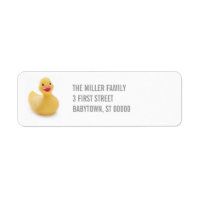 Ducky Kitsch Return Address Label