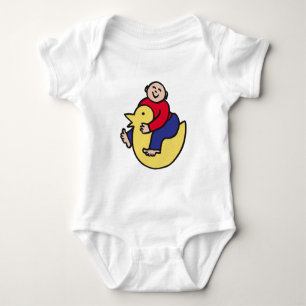 Ducky Rider Baby Bodysuit