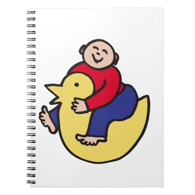 Ducky Rider Notebook (Front)