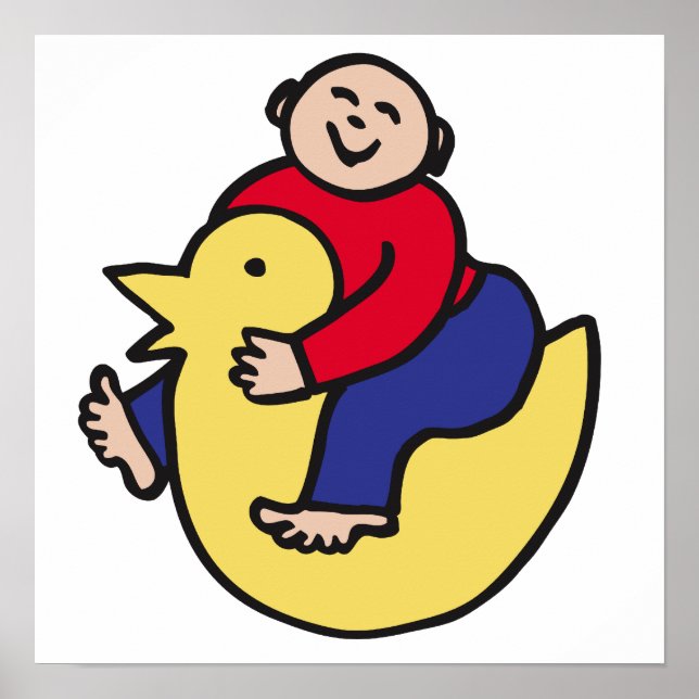 Ducky Rider Poster (Front)