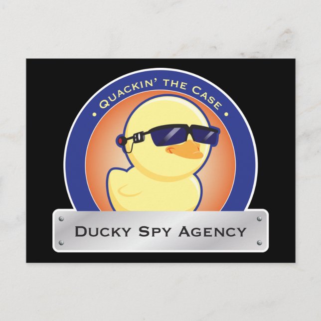 Ducky Spy Agency Postcards (Front)
