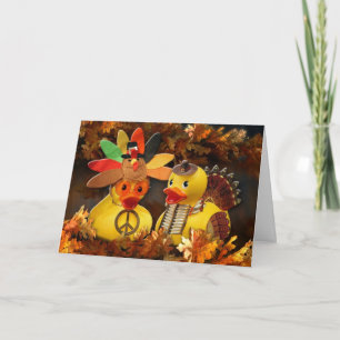 Ducky Thanksgiving! Holiday Card