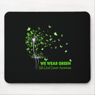 Duct Cancer Awareness Faith Hope Love Dandelion Mouse Pad