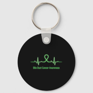 Duct Cancer Awareness Heartbeat Fight Faith Hope C Key Ring