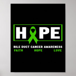Duct Cancer - Hope Bile Duct Cancer Awareness 1 Poster