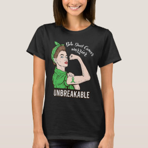 Duct Cancer Warrior Unbreakable Strong Women Survi T-Shirt