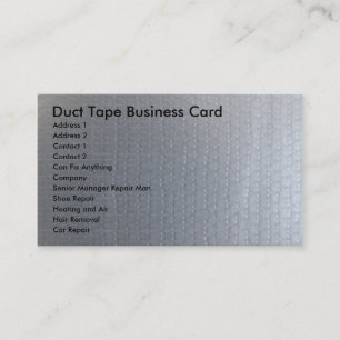 Duct Tape Business Card
