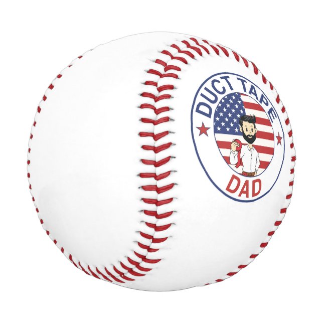 Duct Tape Dad - Baseball (Angled)