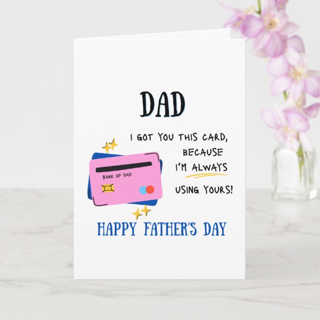 Duct Tape Dad - Father's Day Card (version 9) (Orchid)