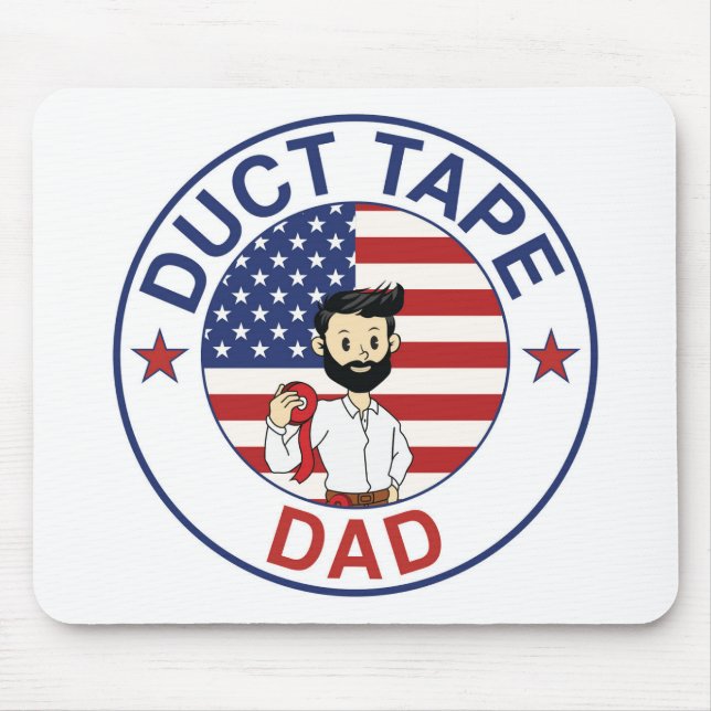 Duct Tape Dad - Mousepad (Front)