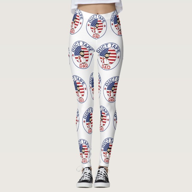 Duct Tape Dad - Yoga pants (Front)
