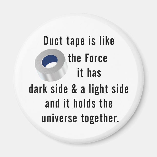 Duct Tape, Engineering humour Magnet (Front)