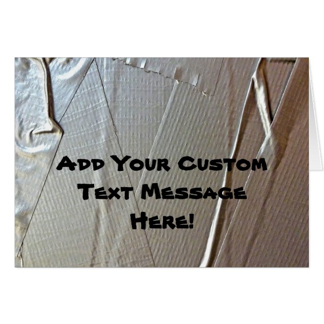 Duct Tape Look (Front Horizontal)