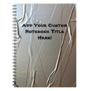 Duct Tape Look Notebook
