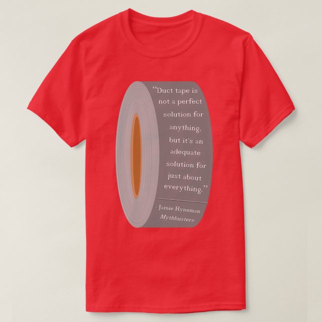 Duct Tape Mythbusters T-Shirt (Design Front)