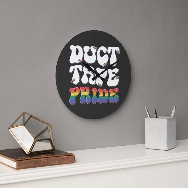 Duct Tape Pride - Wall Clock (Office)