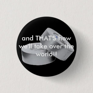 Duct Tape Rules the World 3 Cm Round Badge