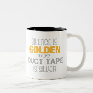 Duct Tape Two-Tone Coffee Mug