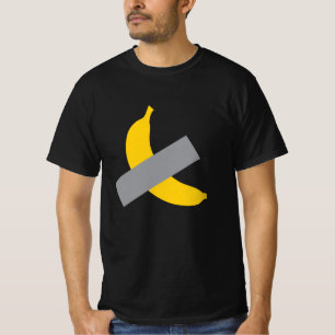Duct-taped banana art T-Shirt