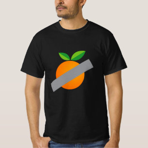 Duct-taped orange comical art T-Shirt