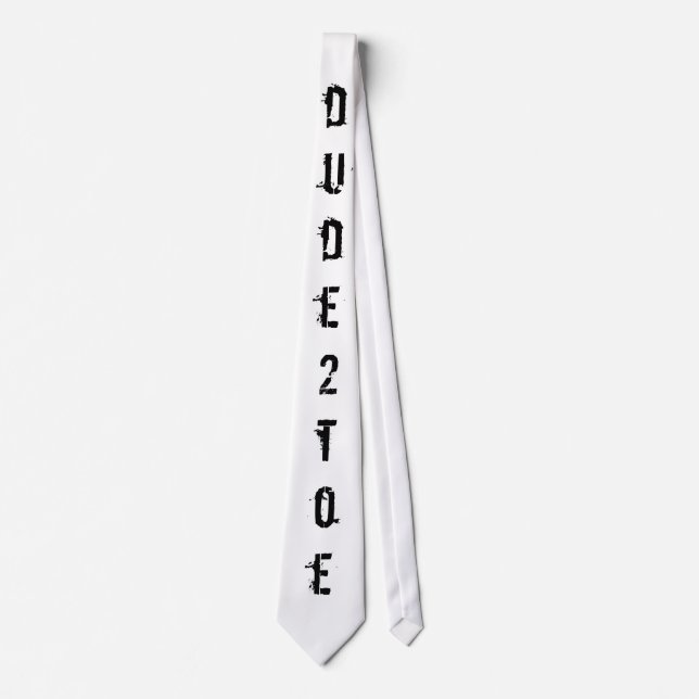 dude2toe tie (Front)
