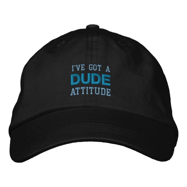 DUDE ATTITUDE cap (Front)