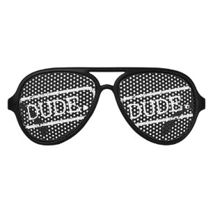 "Dude" Aviator Sunglasses