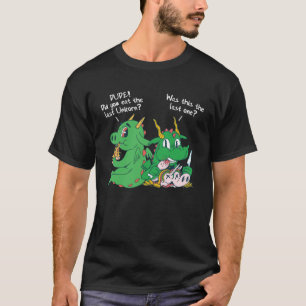 Dude Did You Eat The Unicorn Apparel Dinosaur For  T-Shirt