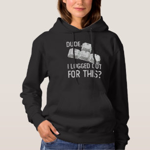 Dude I Logged Out For This Gamer Video Games Gamin Hoodie