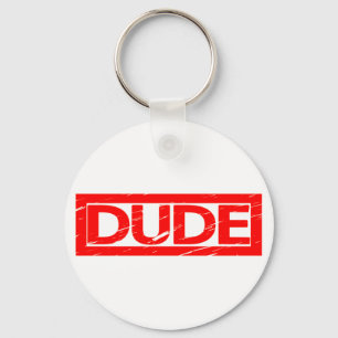 Dude Stamp Key Ring