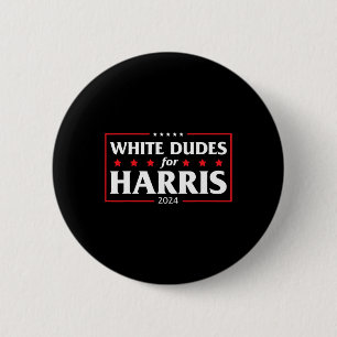 Dudes For Harris-kamala 2024 6 Cm Round Badge