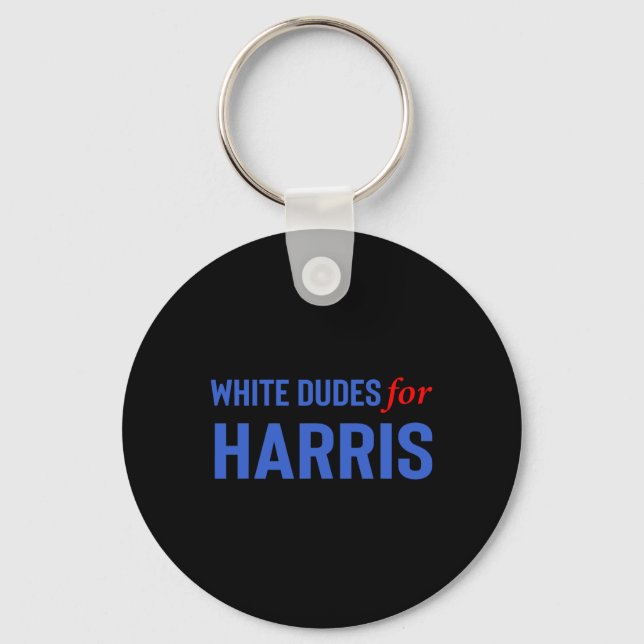 Dudes For Kamala Harris 10  Key Ring (Front)