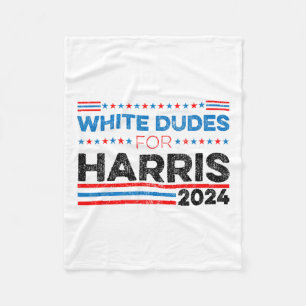 Dudes For Kamala Harris 11 Fleece Blanket
