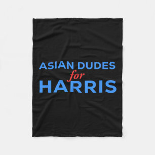 Dudes For Kamala Harris Us President 2024 Usa  Fleece Blanket