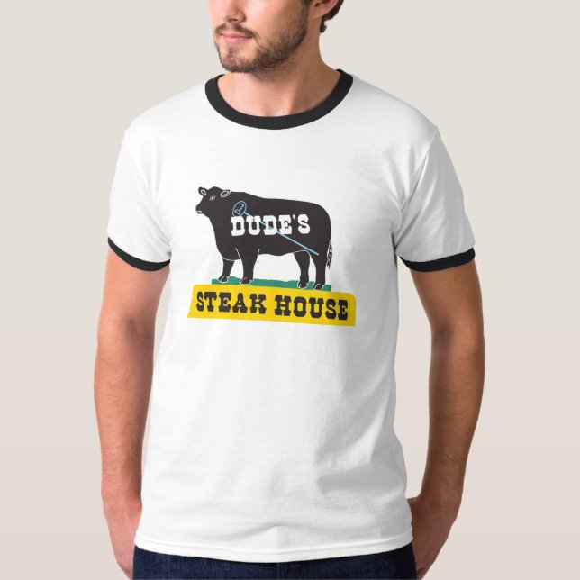 DUDE'S STEAK HOUSE T-Shirt (Front)