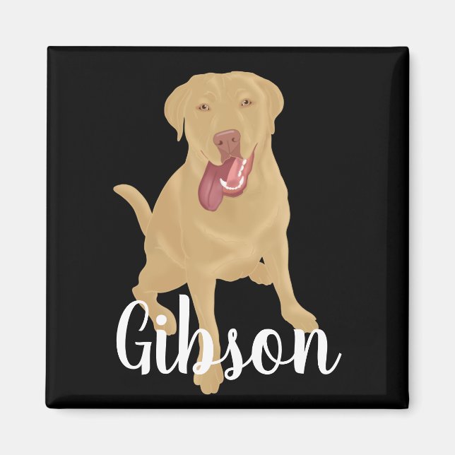 Dudley Labrador  Magnet (Front)