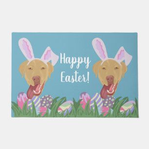 Dudley Labrador Retriever Easter Doormat