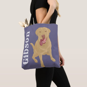 Dudley Labrador Retriever Tote Bag