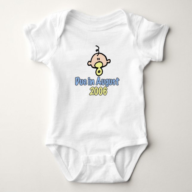 Due in August 2006 Baby Bodysuit (Front)