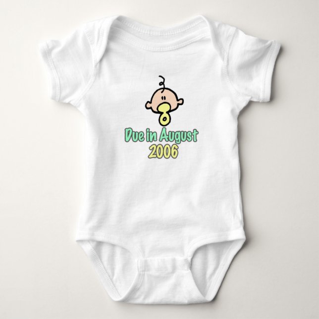 Due in August 2006 Baby Bodysuit (Front)