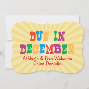 Due In December Announcement