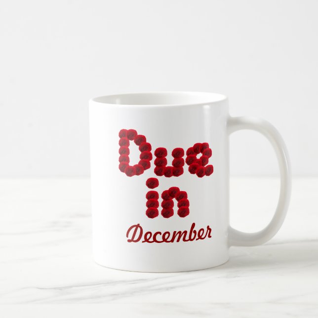 Due in December Mug (Right)
