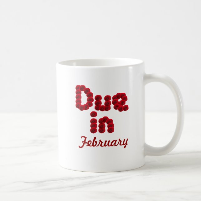 Due in February Mug (Right)