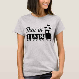 Due In January Maternity T-Shirt