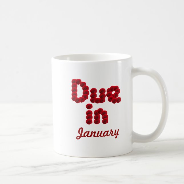 Due in January Mug (Right)